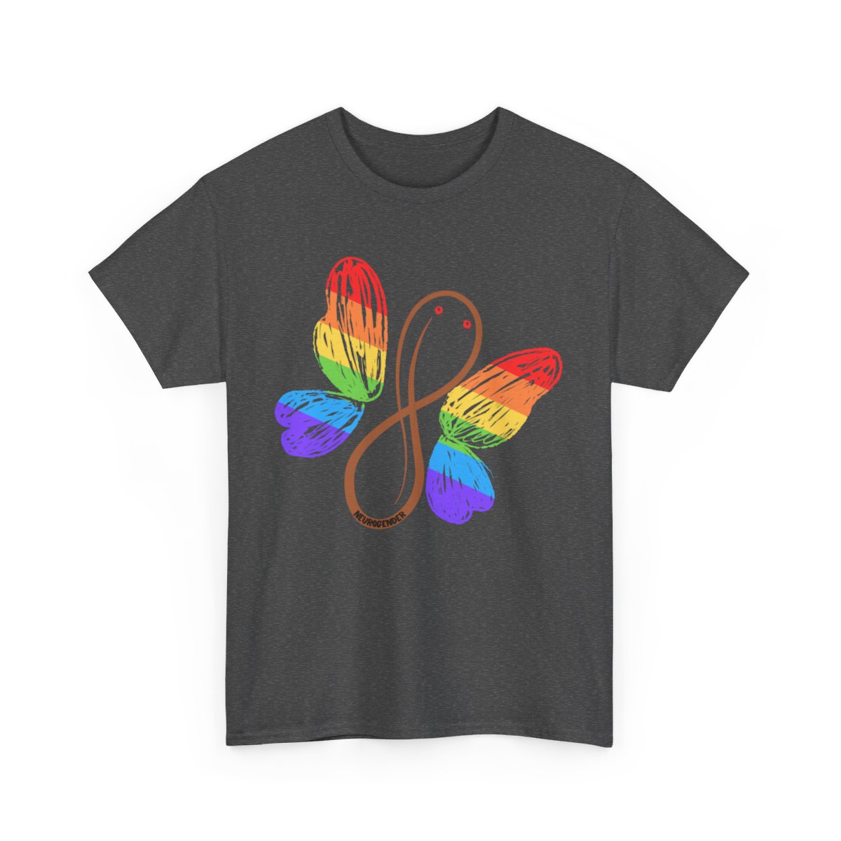 NeuroGender t-shirt (rainbow colors)