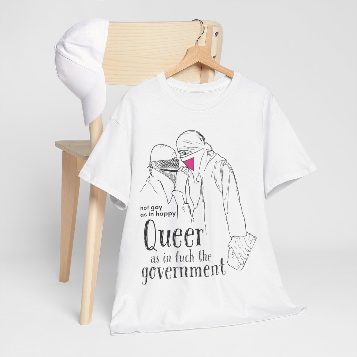 Not Gay as in Happy - Queer as in "Fucc the Government"