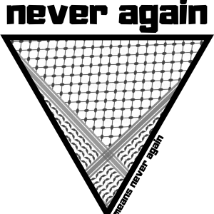 Never Again Means Never Again sticker