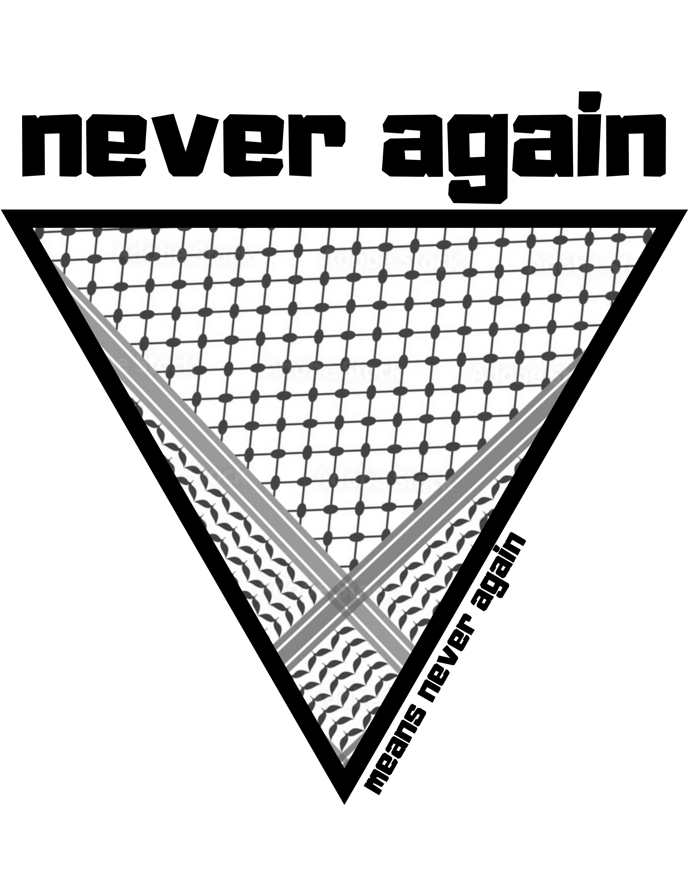 Never Again Means Never Again sticker